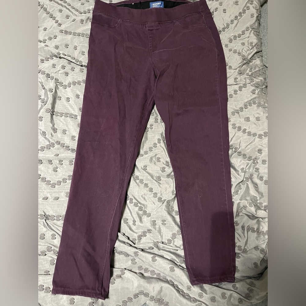 Maroon Jeggings